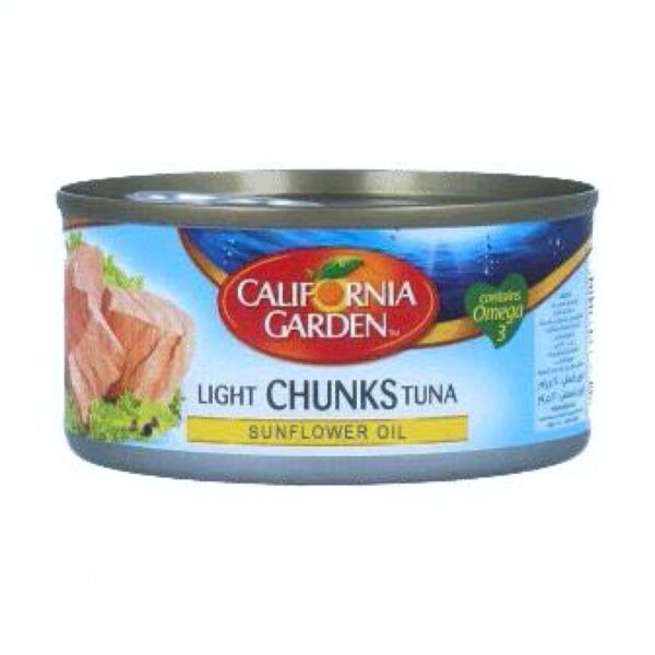 CALIFORNIA GARDEN LIGHT CHUNKS TUNA IN SUNFLOWER OIL READY TO EAT